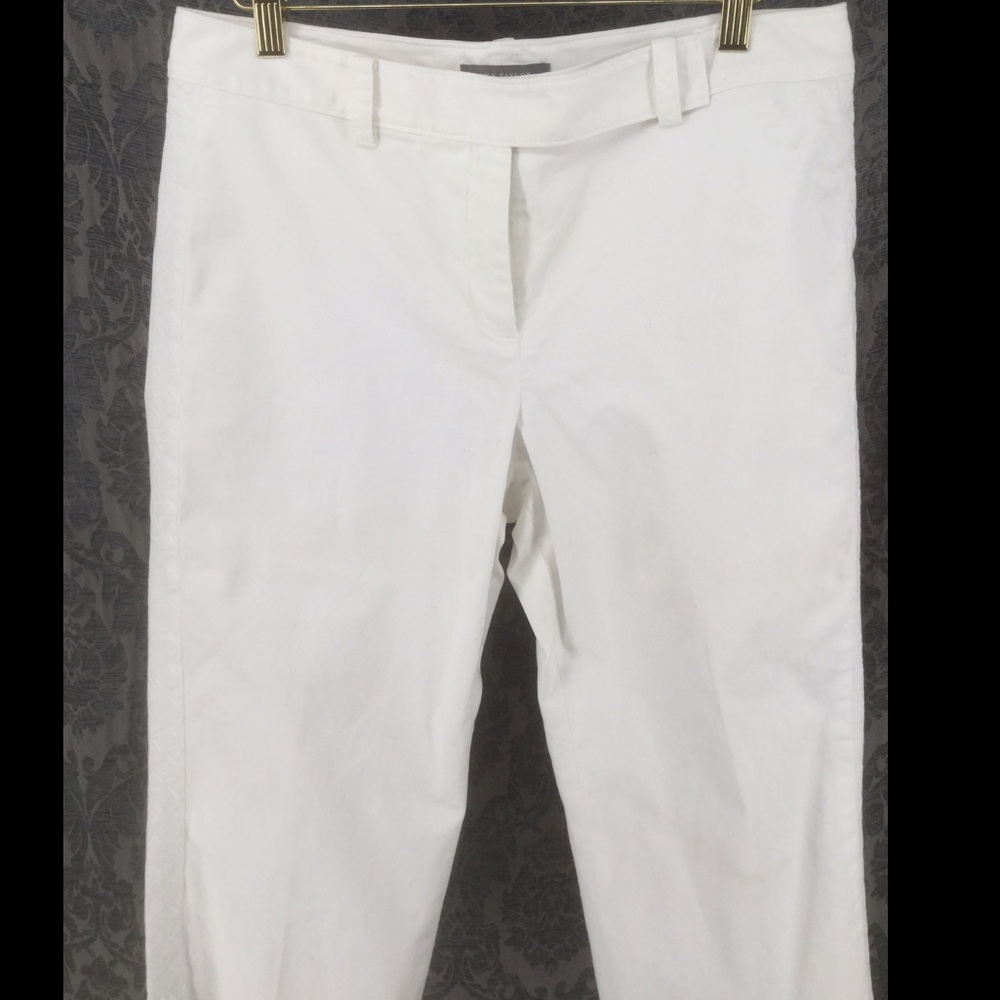 Ann Taylor size 10 White Capri Pants - Picture 2 of 8